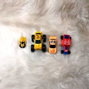 Set of toy cars